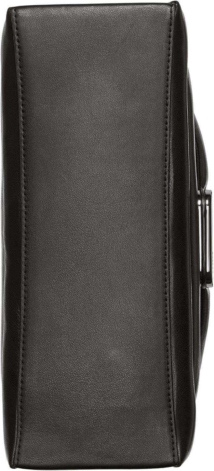 image:imageDKNY Womens Kaya Shoulder BagBlackGunmetal Combo