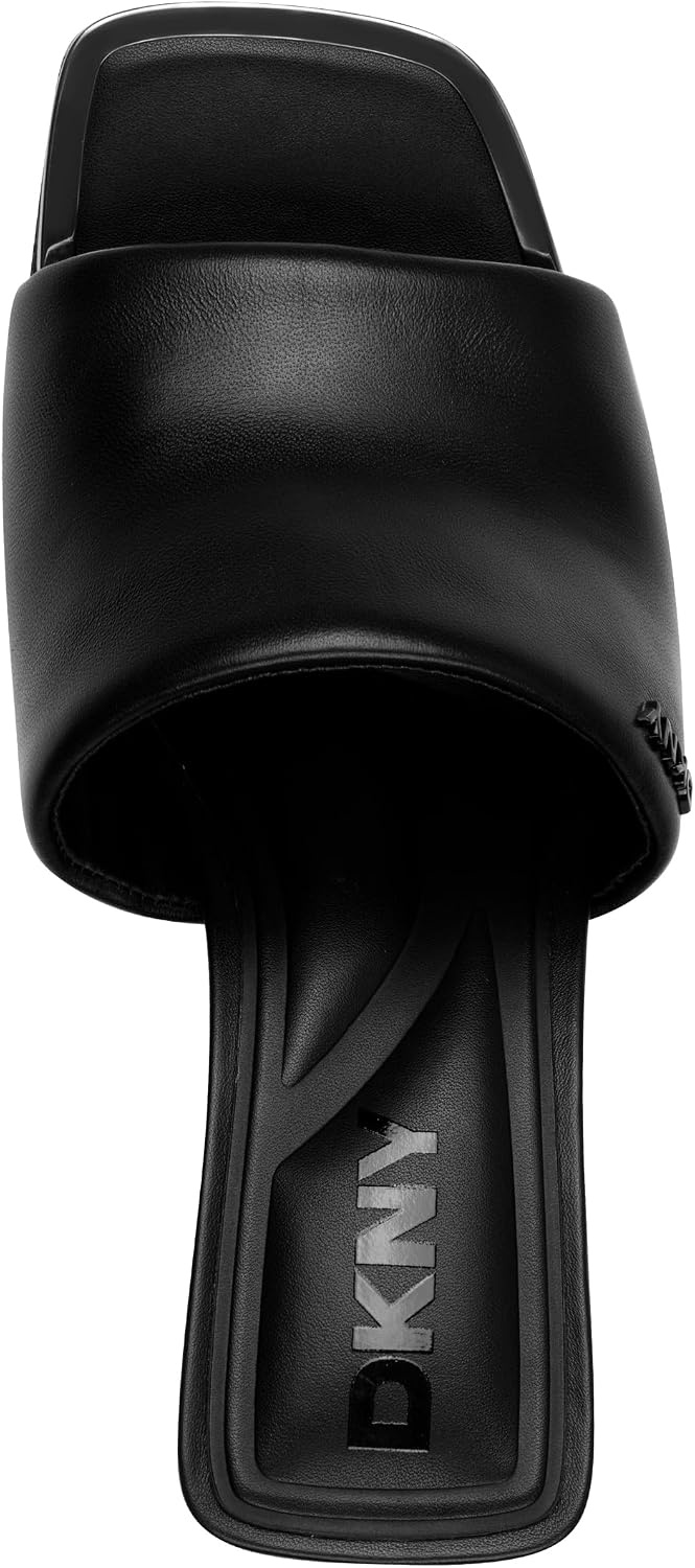 image:imageDKNY Womens Kelley Square Toe Heeled Sandal MuleBlack