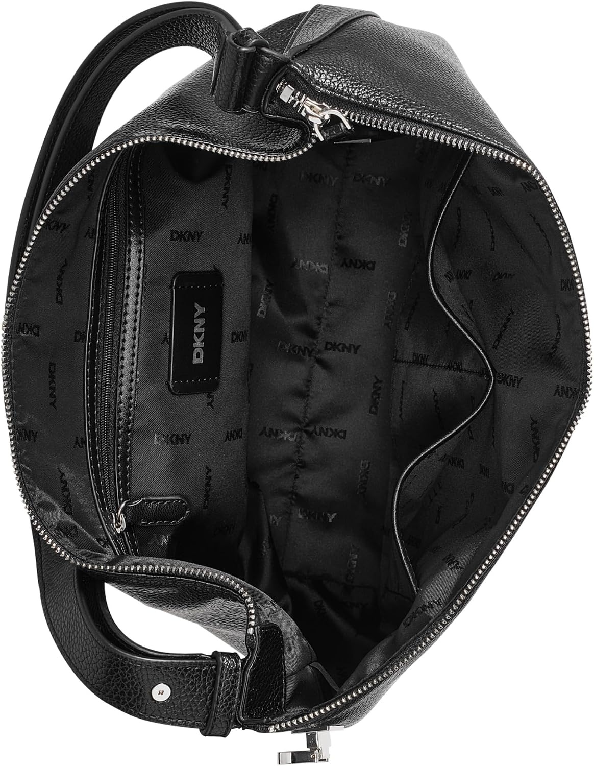image:imageDKNY Womens Lena Hobo BagBlackSilver