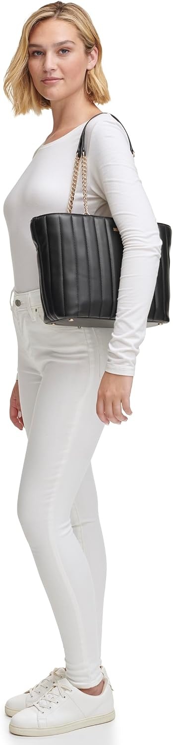 image:imageDKNY Womens Lexington Tote BagBlackGold