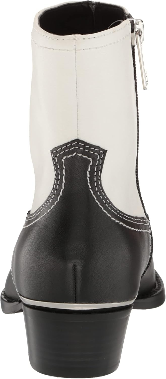 image:imageDKNY Womens Lukas Cowboy BootiesBlackWhite