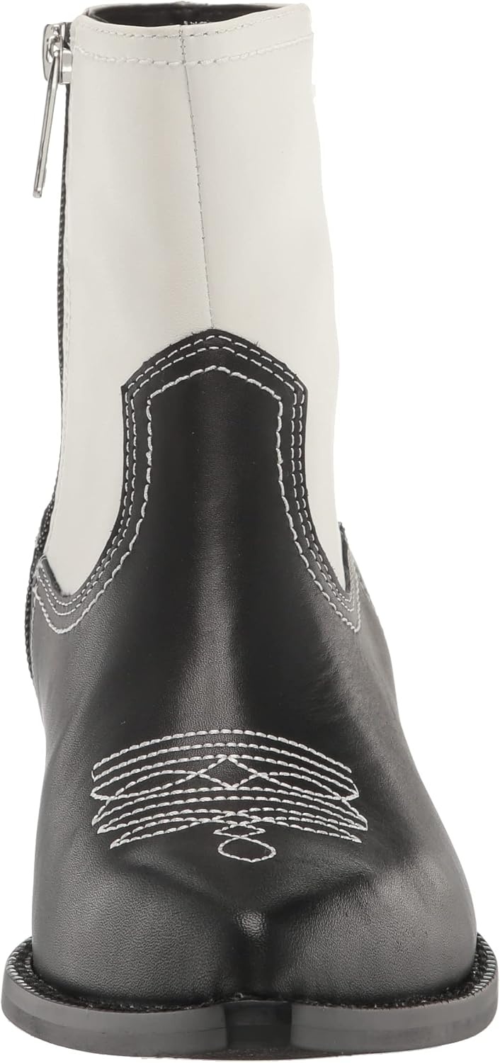 image:imageDKNY Womens Lukas Cowboy BootiesBlackWhite