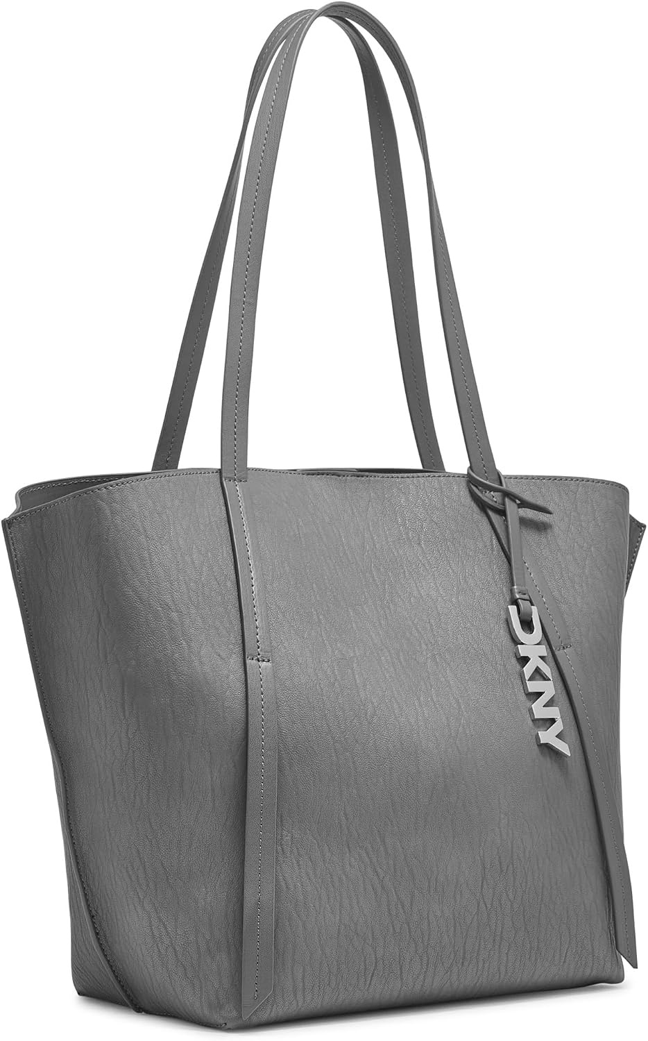 image:imageDKNY Womens Lyda Medium Tote Bag With Logo CharmDark Grey