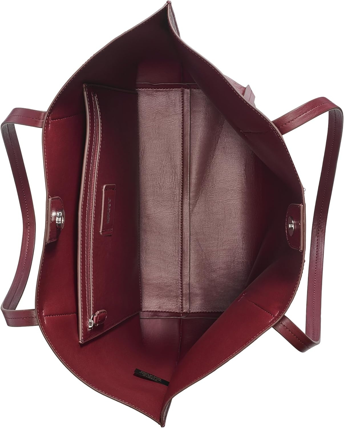 image:imageDKNY Womens Lyda Medium Tote Bag With Logo CharmGarnet