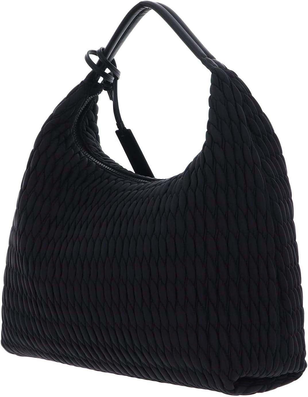 image:imageDKNY Womens Mack Nylon Large Hobo BagBlackBlack
