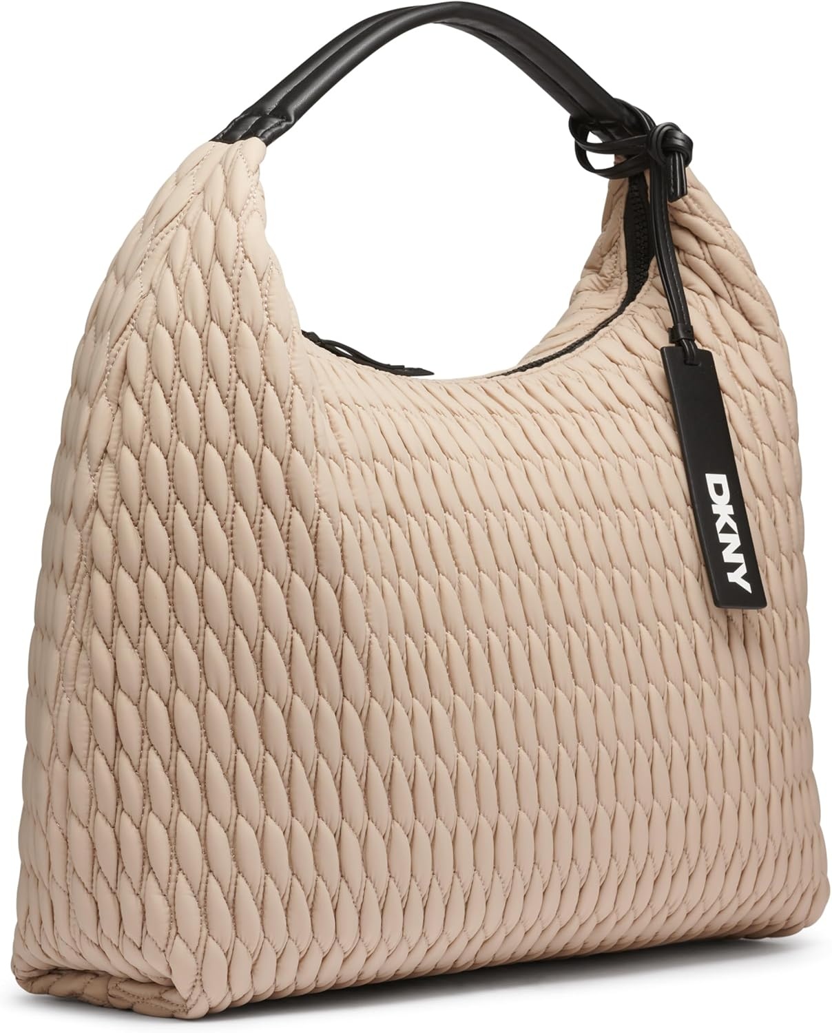image:imageDKNY Womens Mack Nylon Large Hobo BagLight Khaki