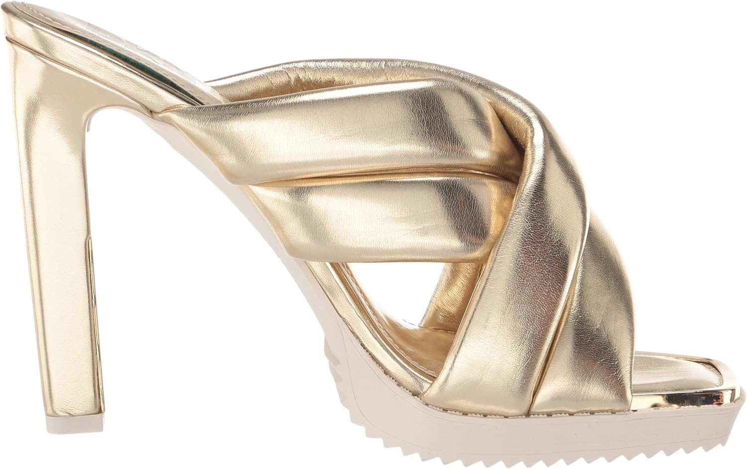 image:imageDKNY Womens Madena Cross Strap HeelGold