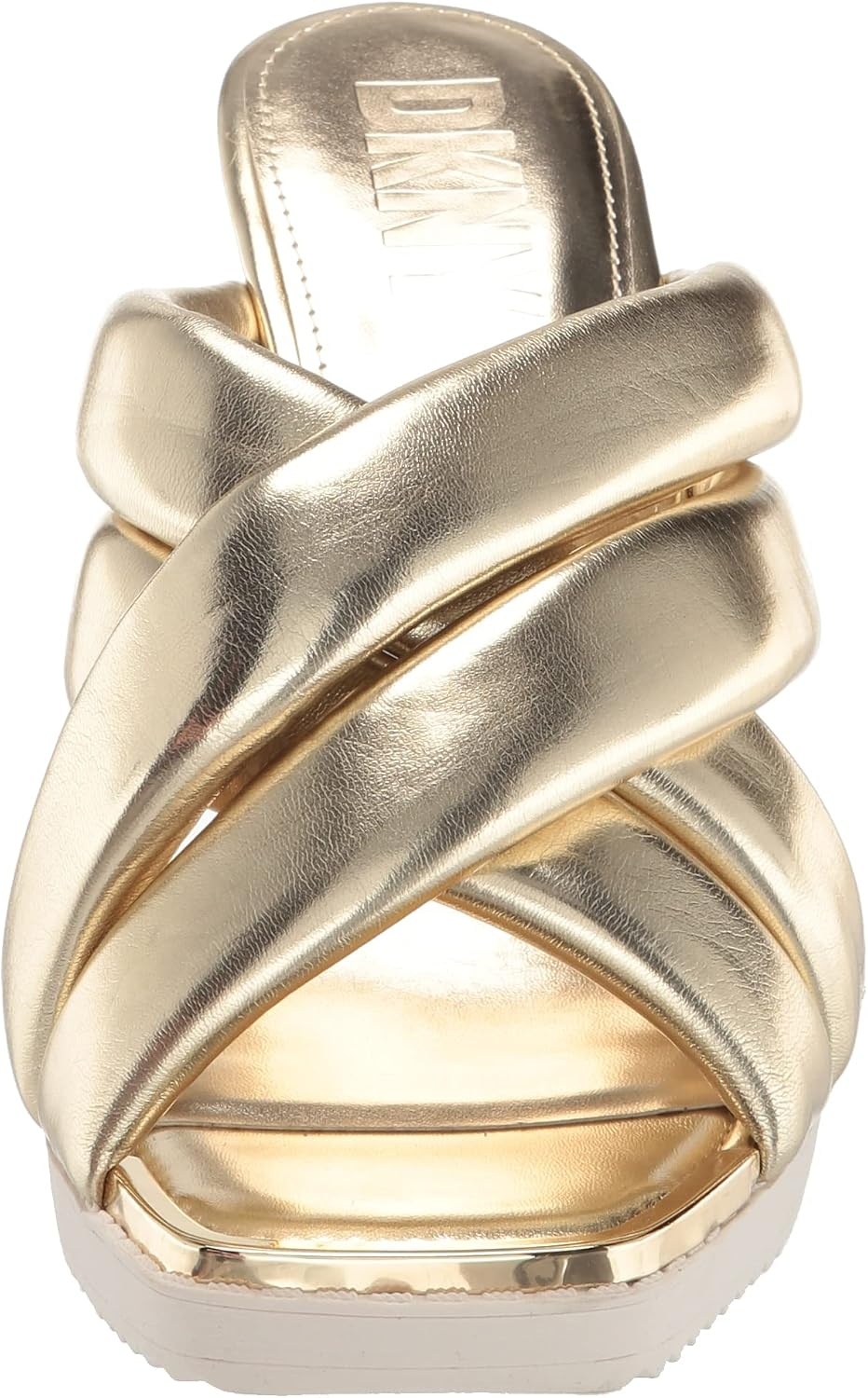 image:imageDKNY Womens Madena Cross Strap HeelGold