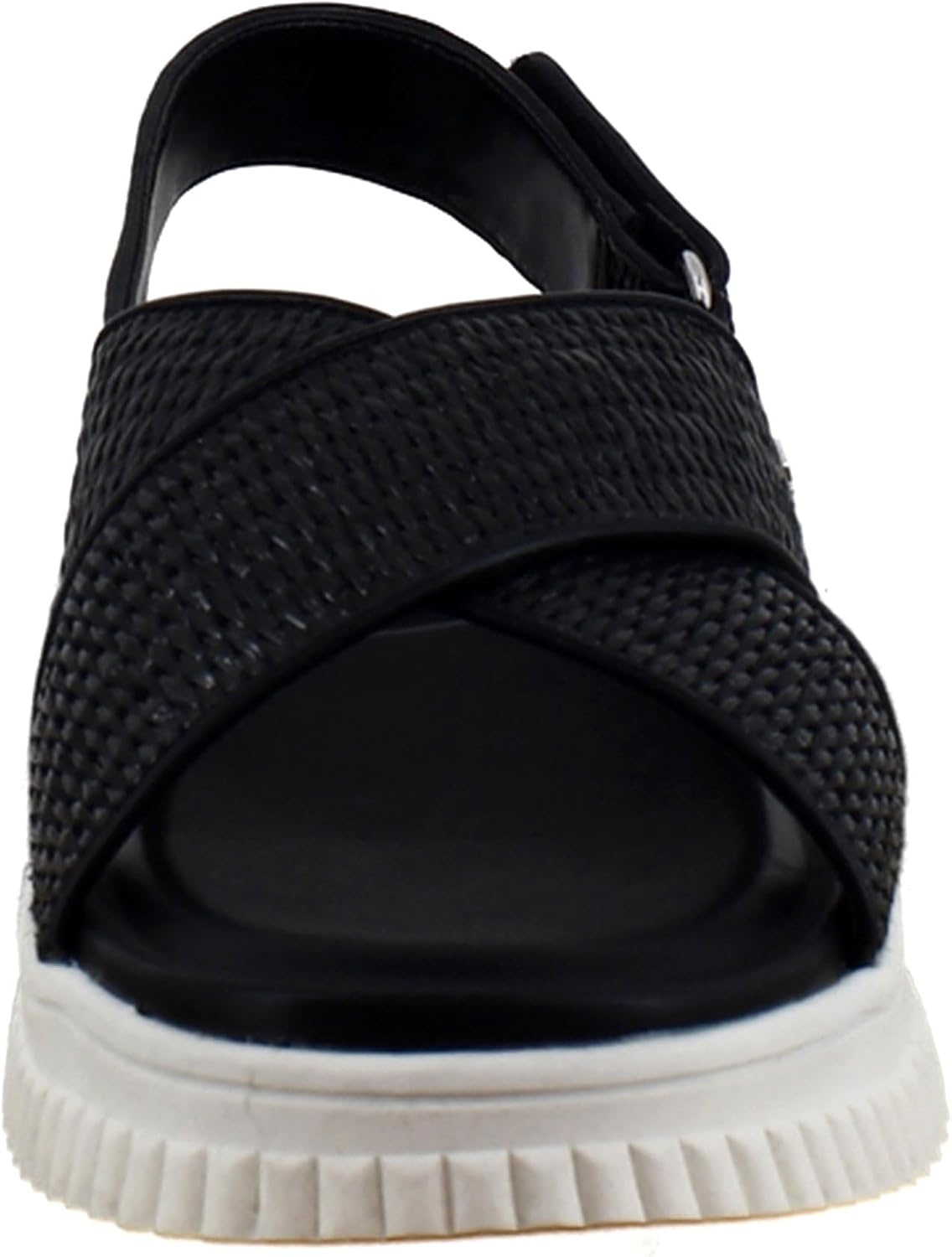 image:imageDKNY Womens Malai Woven Crisscross Slingback Platform SandalBlack