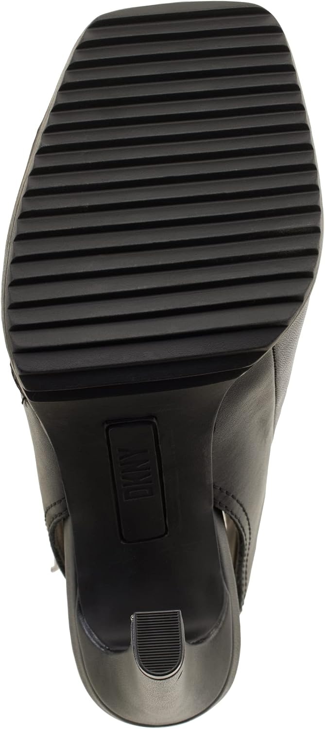 image:imageDKNY Womens Malia Peep Toe Heeled Bootie With Side ZipperBlack