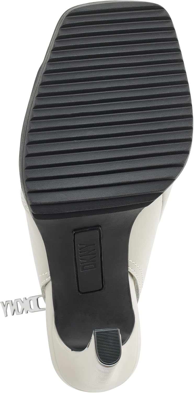 image:imageDKNY Womens Malia Peep Toe Heeled Bootie With Side ZipperDeep Vanilla