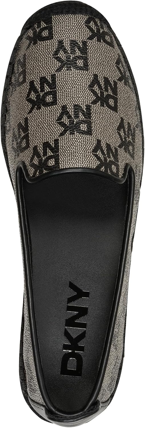 image:imageDKNY Womens Mallandra Espadrille Closed Toe SandalBlack Logo