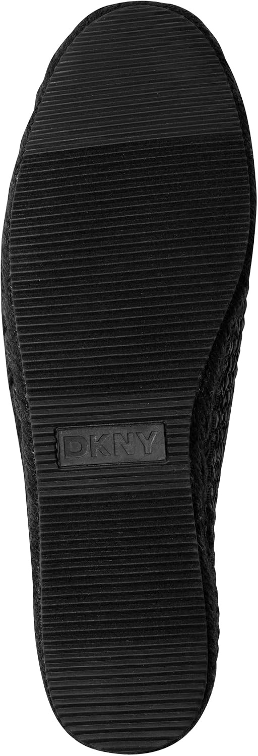 image:imageDKNY Womens Mallandra Espadrille Closed Toe SandalBlack Raffia