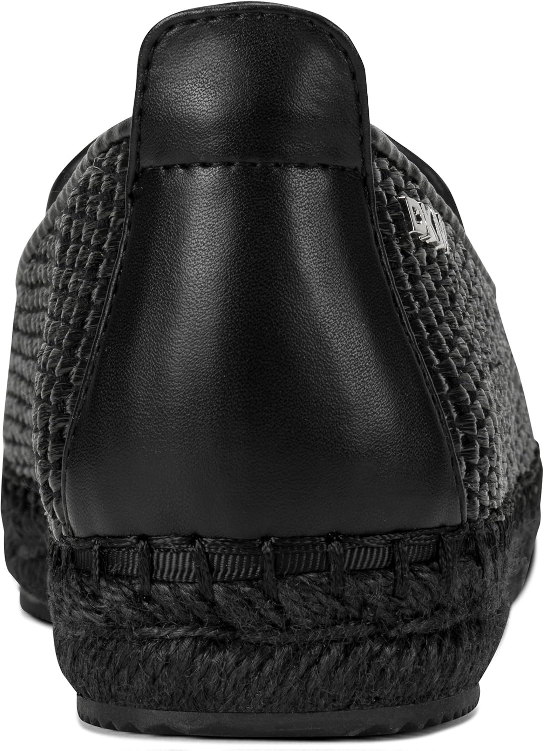 image:imageDKNY Womens Mallandra Espadrille Closed Toe SandalBlack Raffia