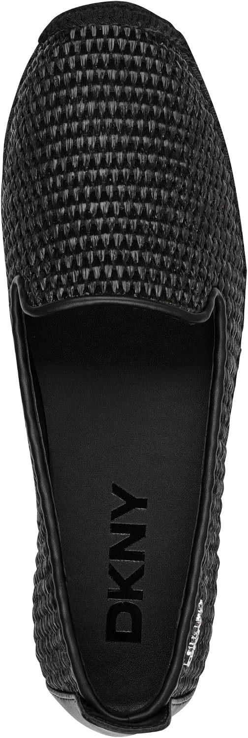 image:imageDKNY Womens Mallandra Espadrille Closed Toe SandalBlack Raffia