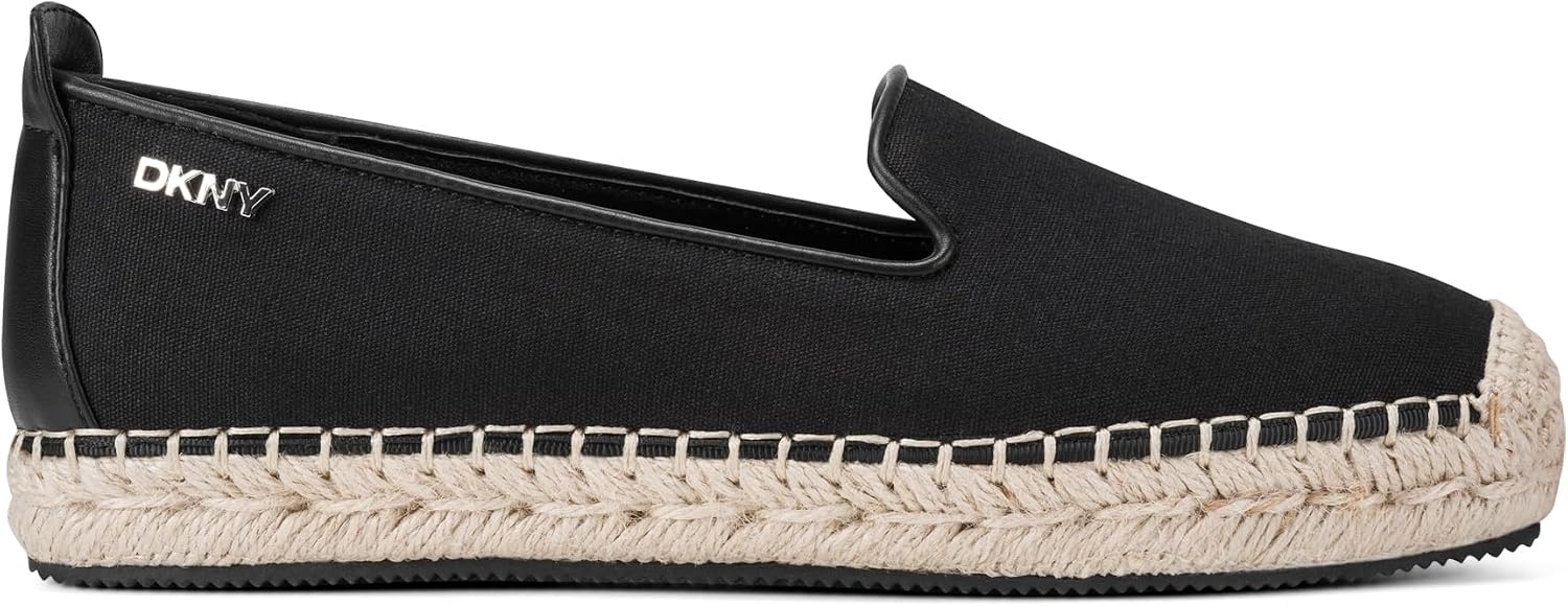 image:imageDKNY Womens Mallandra Espadrille Closed Toe SandalBlackBrown