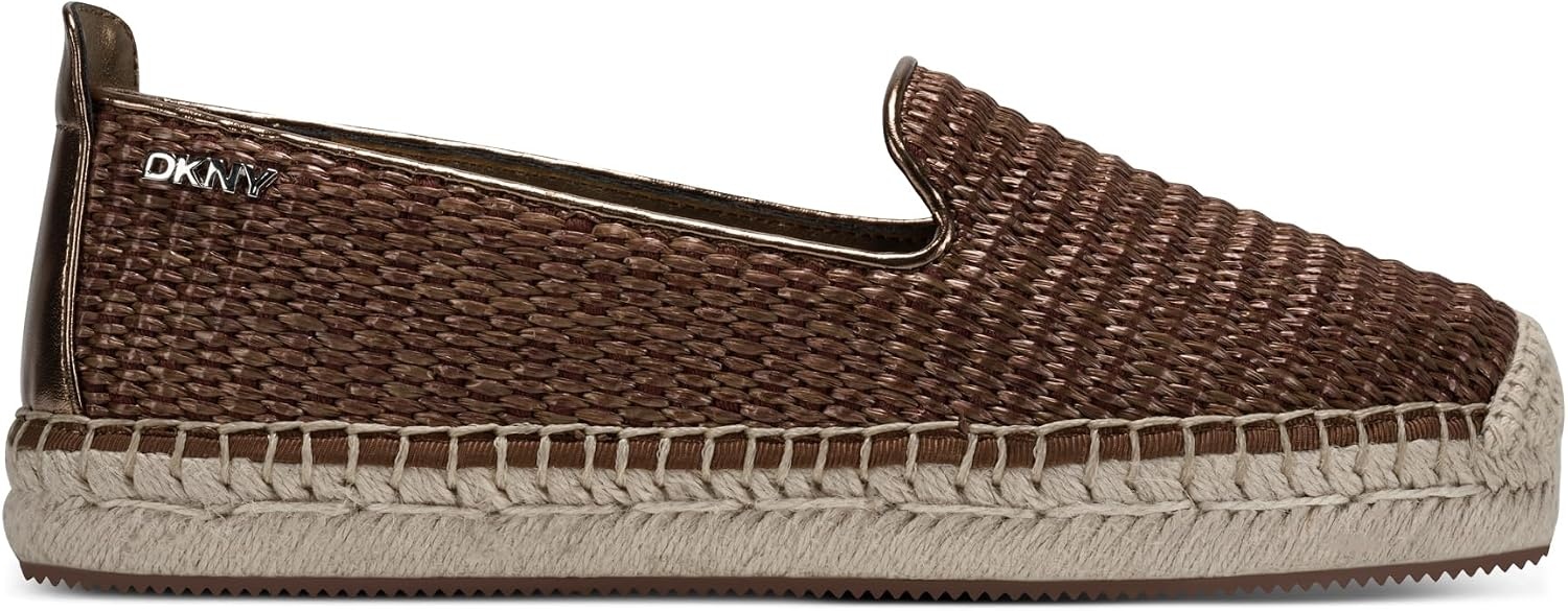 image:imageDKNY Womens Mallandra Espadrille Closed Toe SandalBrownBronze