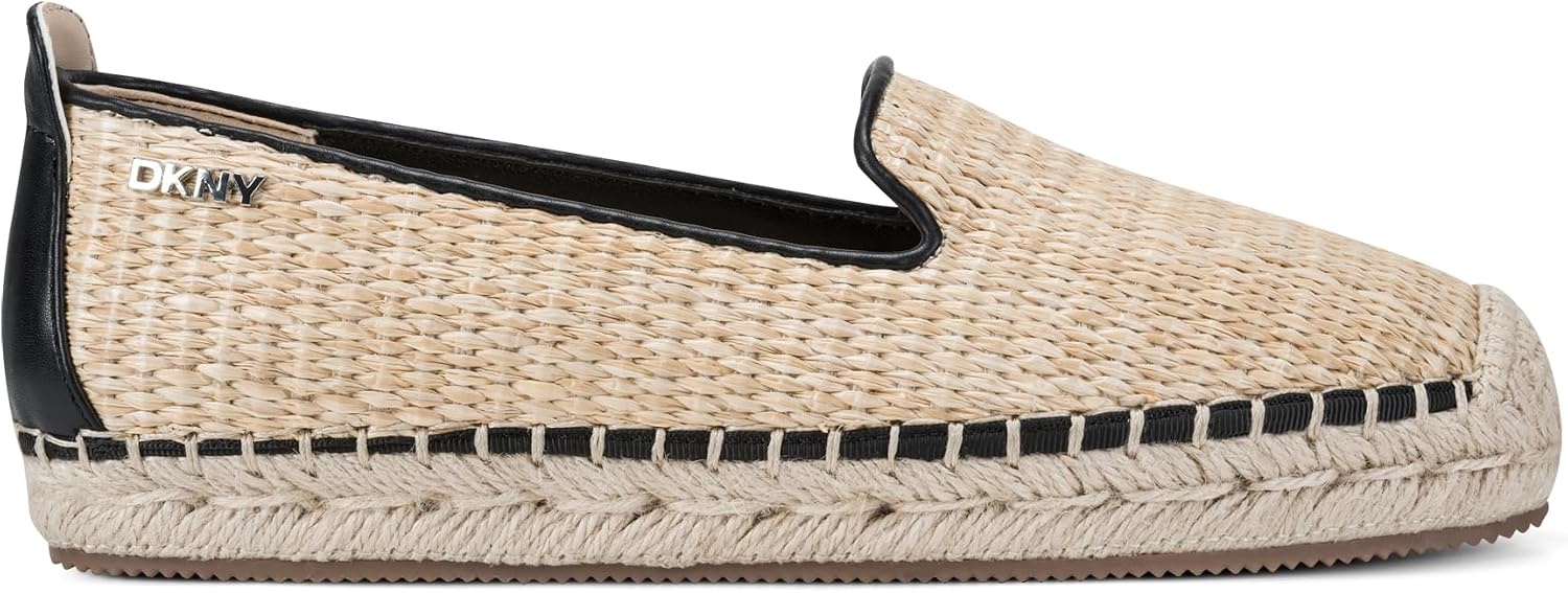 image:imageDKNY Womens Mallandra Espadrille Closed Toe SandalNatural Raffia