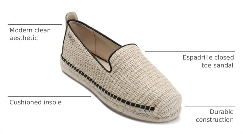 image:imageDKNY Womens Mallandra Espadrille Closed Toe SandalNaturalBlack