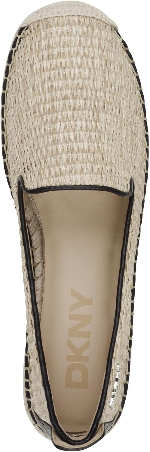image:imageDKNY Womens Mallandra Espadrille Closed Toe SandalNaturalBlack