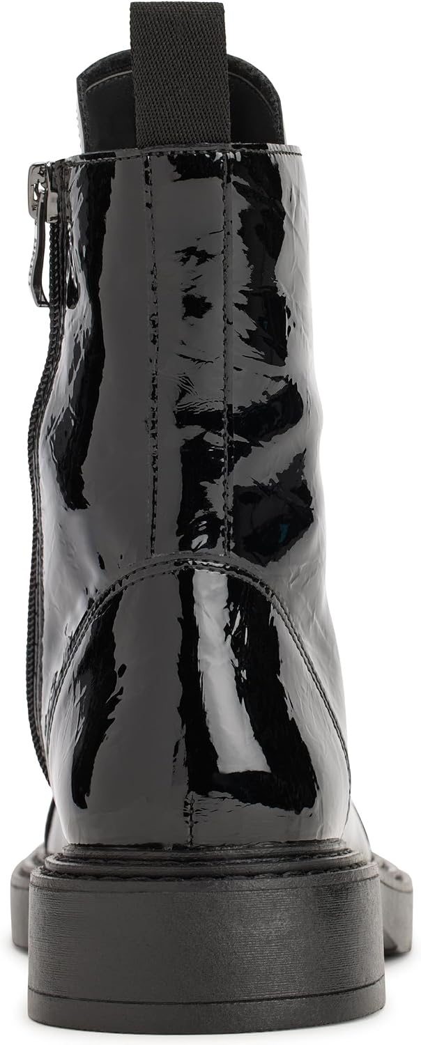 image:imageDKNY Womens Maylaya Lace Up Combat BootBlack