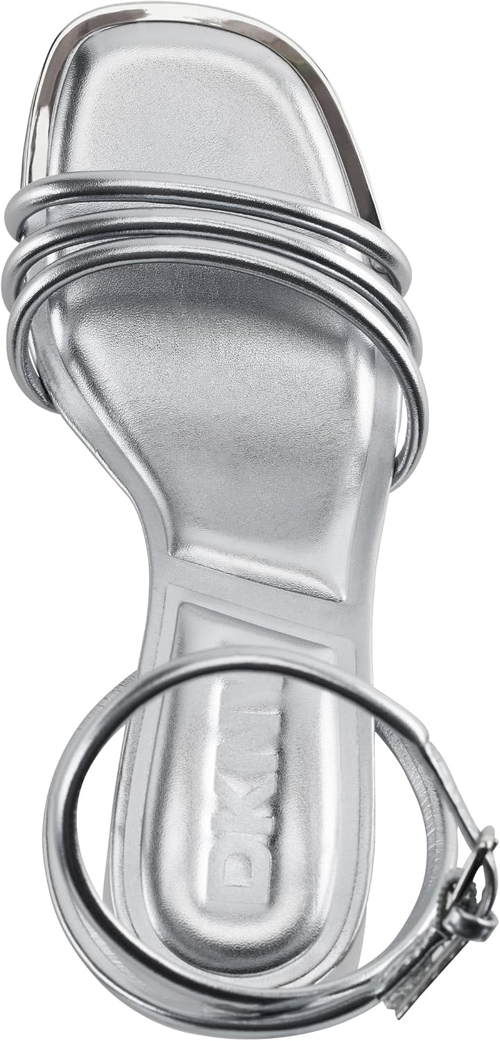 image:imageDKNY Womens Mid Ankle Dress SandalSilver