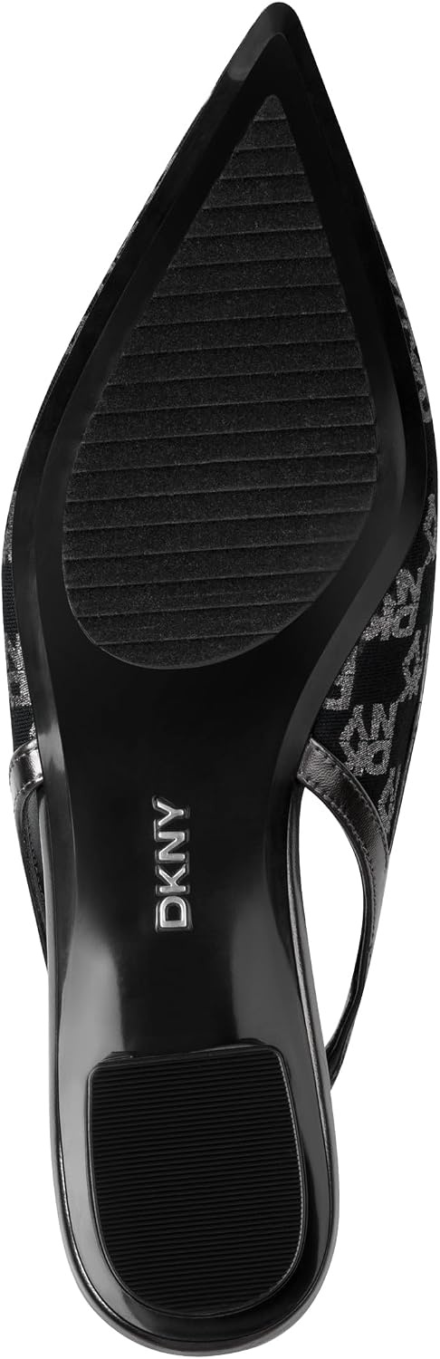 image:imageDKNY Womens Millbury Slingback Pointed Toe Ballet FlatNickel