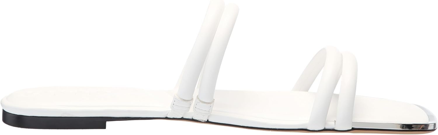 image:imageDKNY Womens Multi Band Flat SandalBright White
