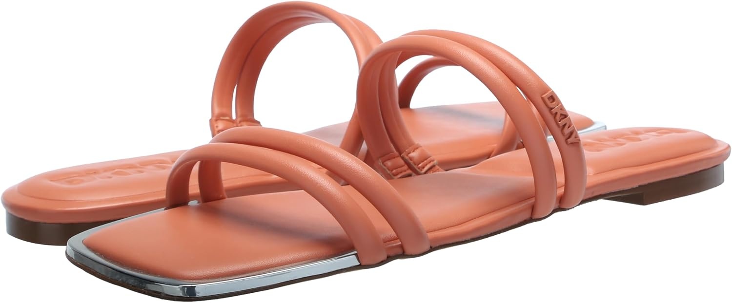 image:imageDKNY Womens Multi Band Flat SandalTerracota