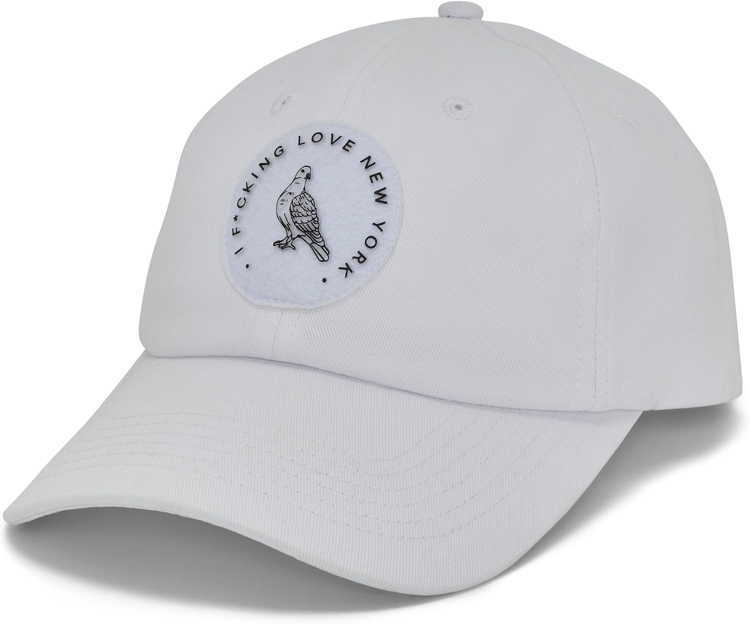 image:imageDKNY Womens NYC Pigeon Baseball CapWhite