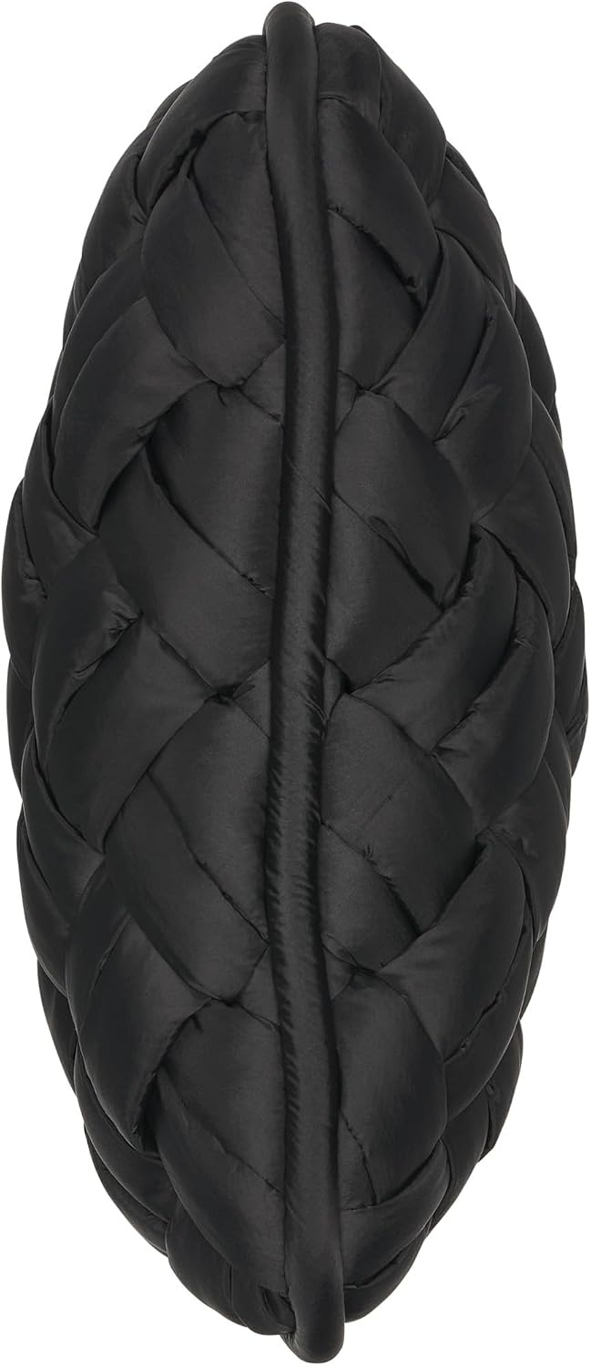 image:imageDKNY Womens Nadia Quilted Crossbody BagBlackSilver
