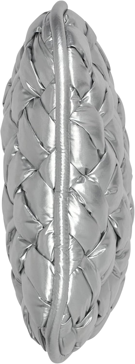image:imageDKNY Womens Nadia Quilted Crossbody BagSilver