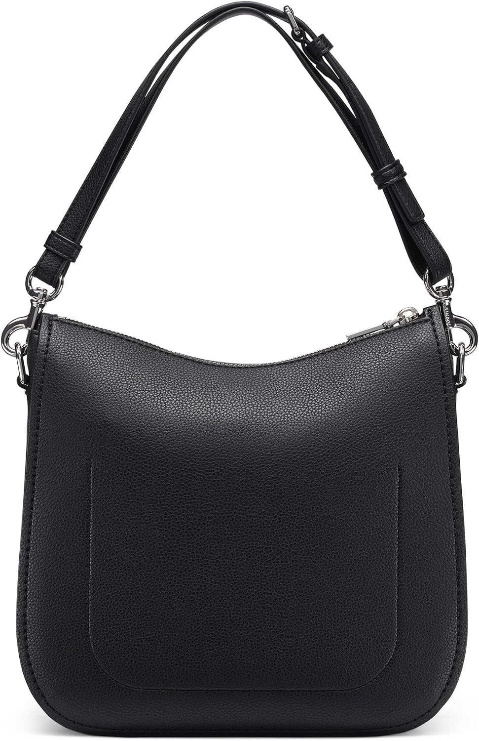 image:imageDKNY Womens Nessa Medium CrossbodyNew BlackSilver