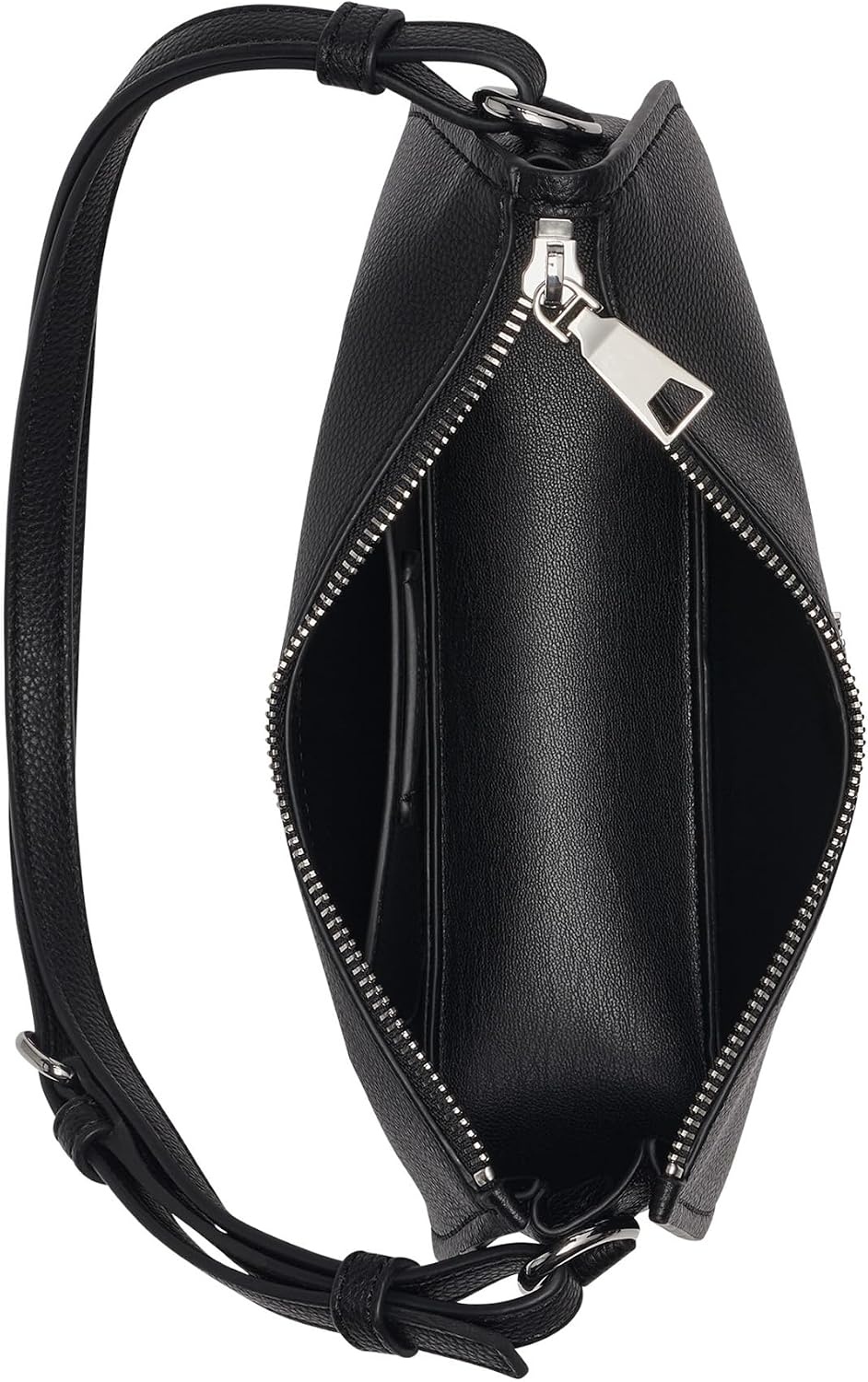 image:imageDKNY Womens Nessa Shoulder BagNew BlackSilver