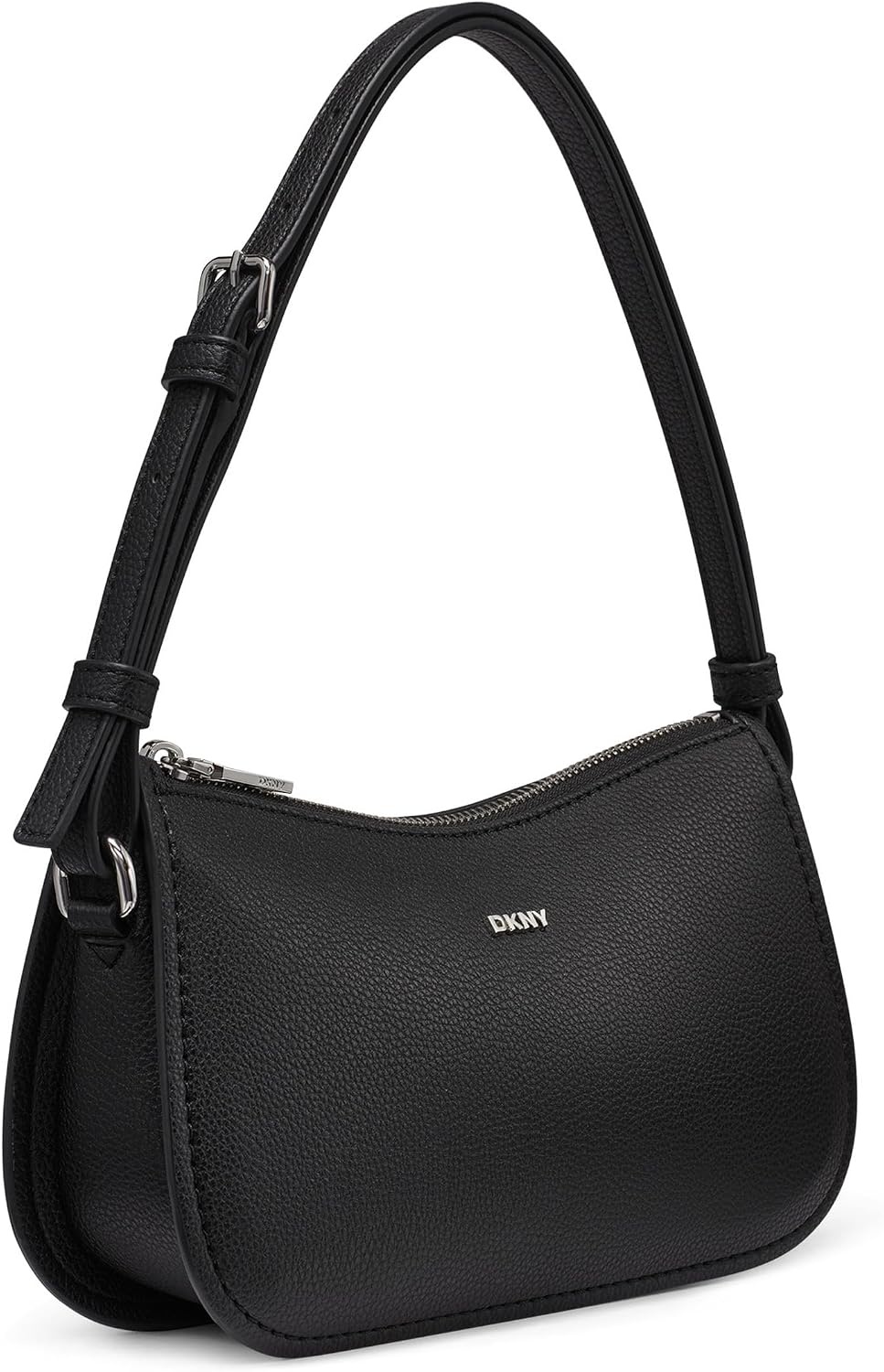 image:imageDKNY Womens Nessa Shoulder BagNew BlackSilver