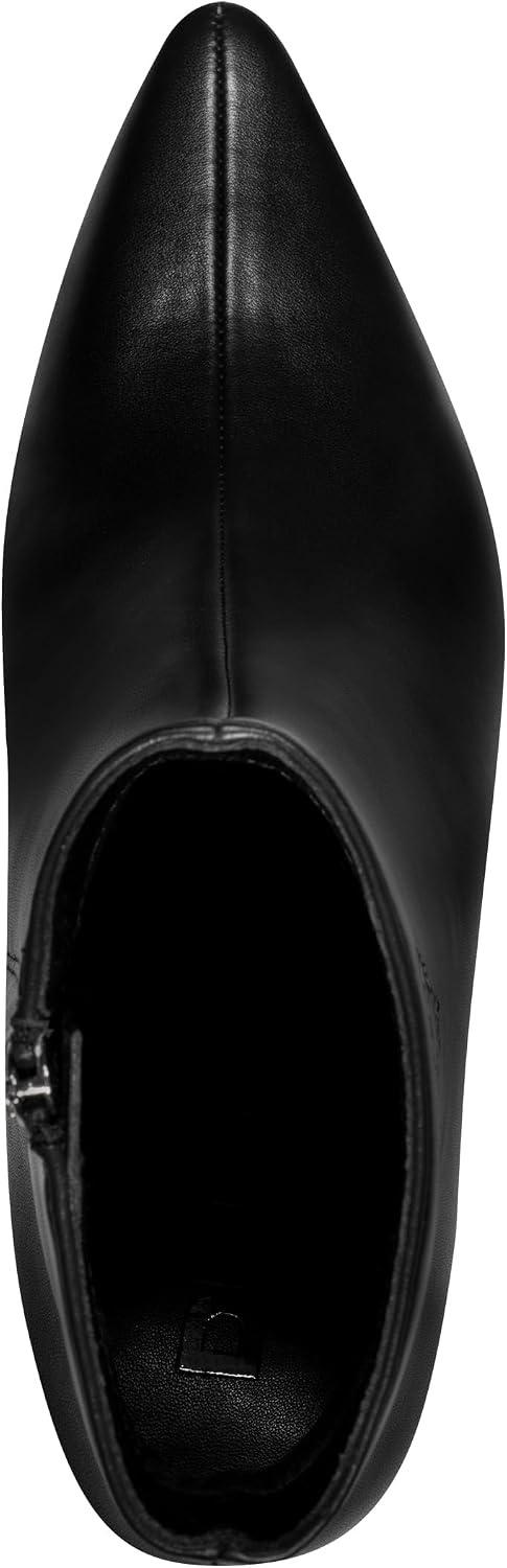 image:imageDKNY Womens Niomi Heeled Bootie With Logo DetailSolid Black