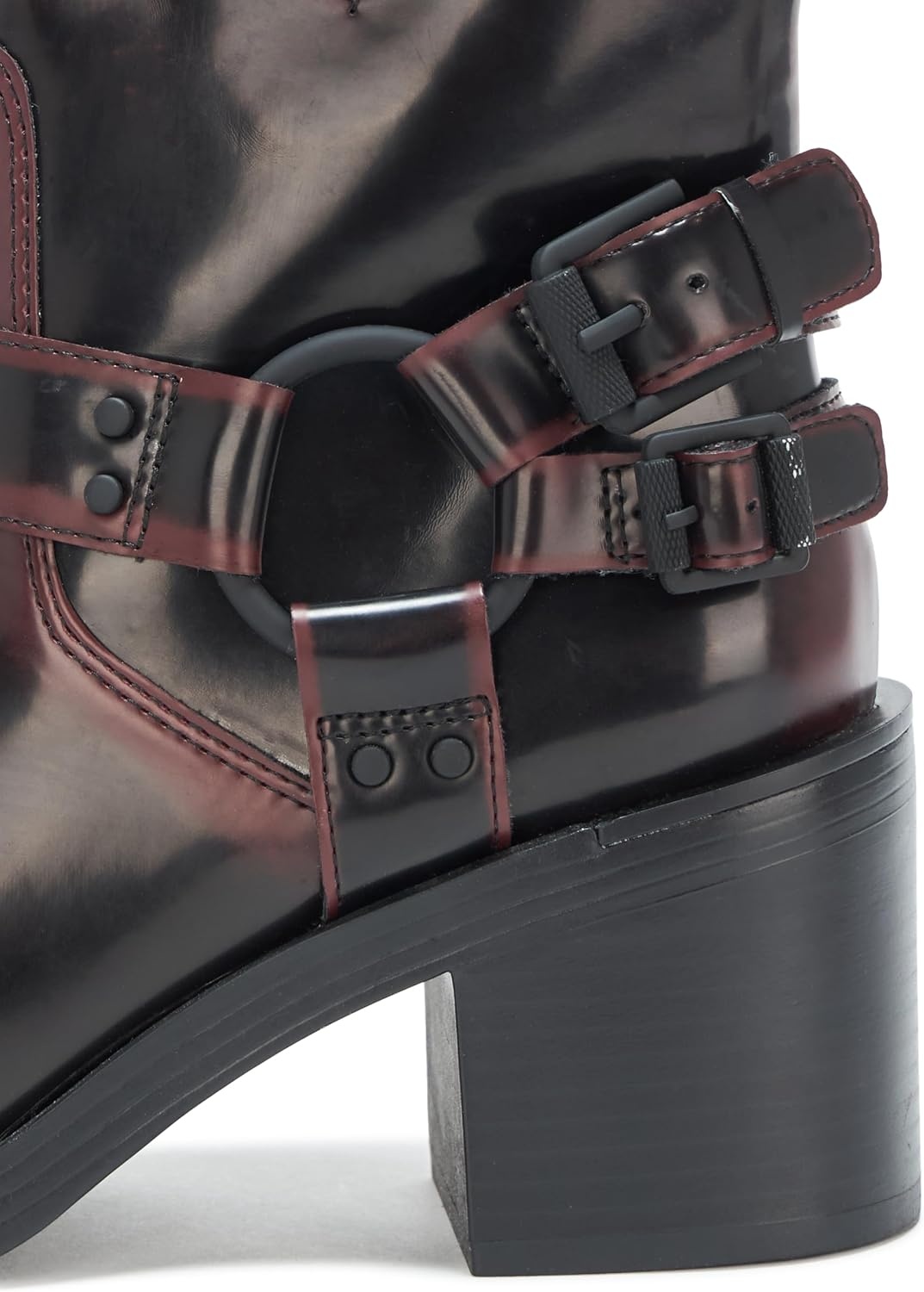 image:imageDKNY Womens Nolan Harness Boot FashionBlackWine