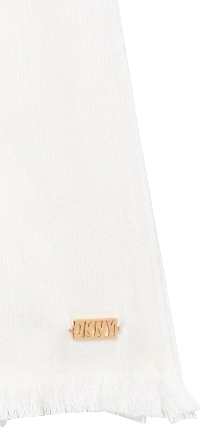 image:imageDKNY Womens Oversized Solid Pashmina With Eyelash FringeIvory