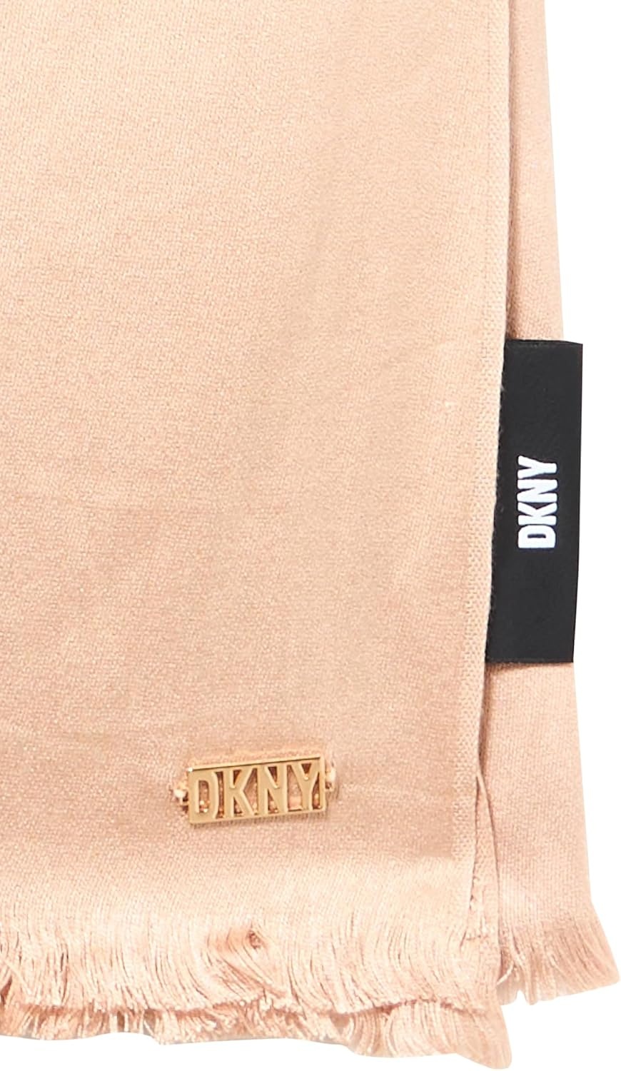 image:imageDKNY Womens Oversized Solid Pashmina With Eyelash FringePalomino