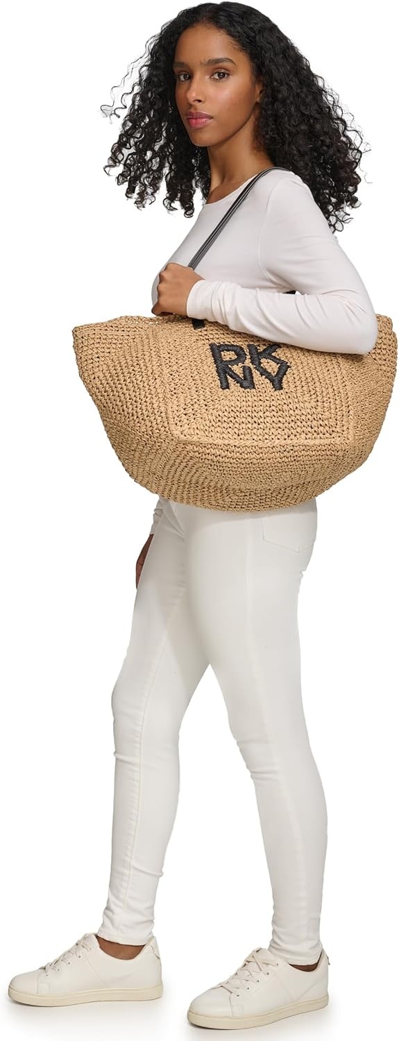 image:imageDKNY Womens Paloma Tote BagNaturalBlack