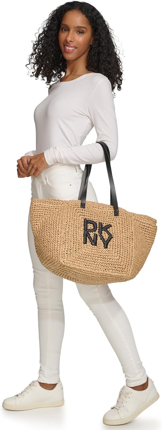 image:imageDKNY Womens Paloma Tote BagNaturalBlack