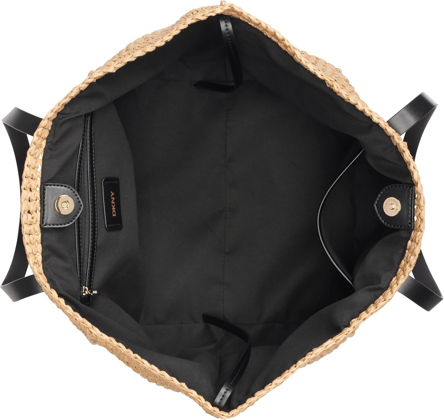 image:imageDKNY Womens Paloma Tote BagNaturalBlack