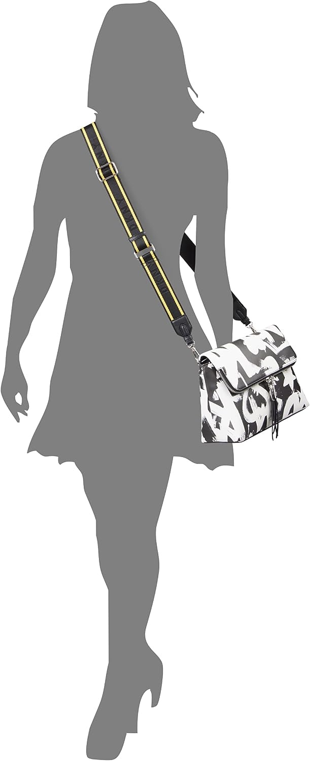 image:imageDKNY Womens Pandora CrossbodyWhiteBlack