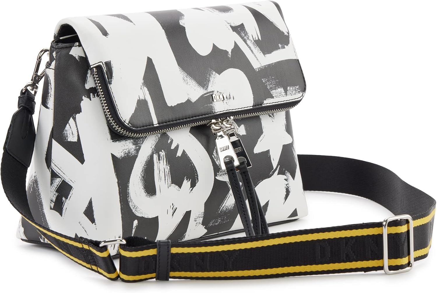 image:imageDKNY Womens Pandora CrossbodyWhiteBlack