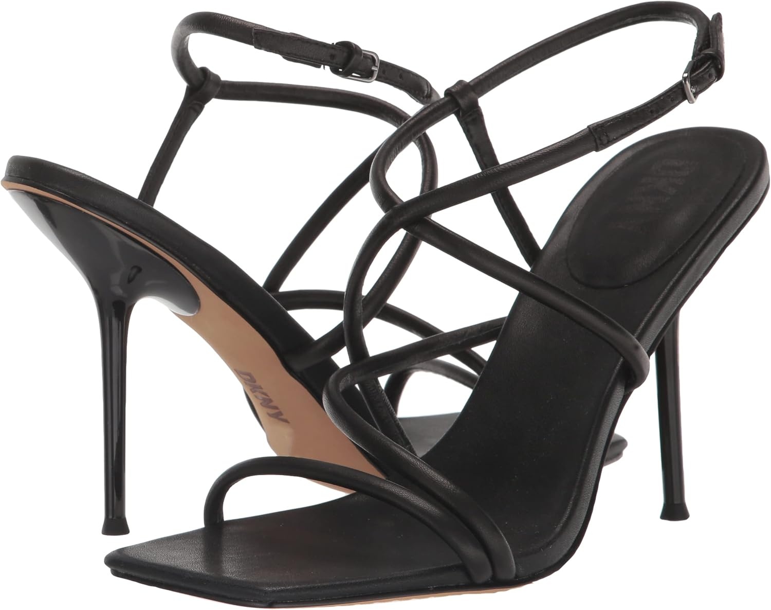 image:imageDKNY Womens Reia Strappy Slingback Dress HeelBlack