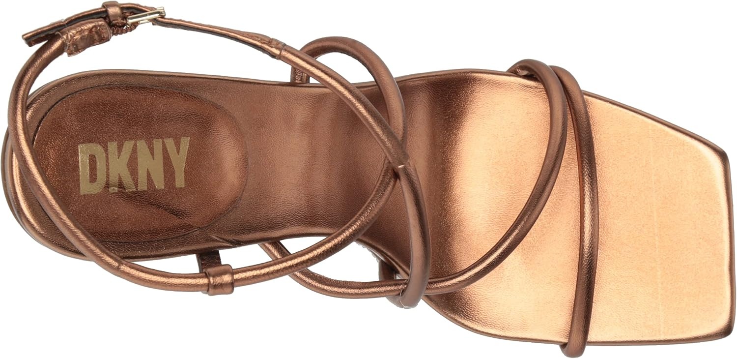 image:imageDKNY Womens Reia Strappy Slingback Dress HeelCopper