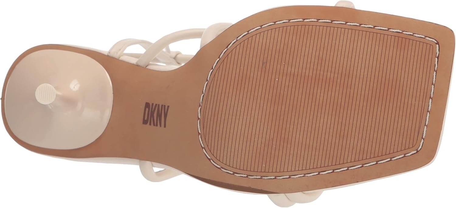 image:imageDKNY Womens Reia Strappy Slingback Dress HeelEgg Nog