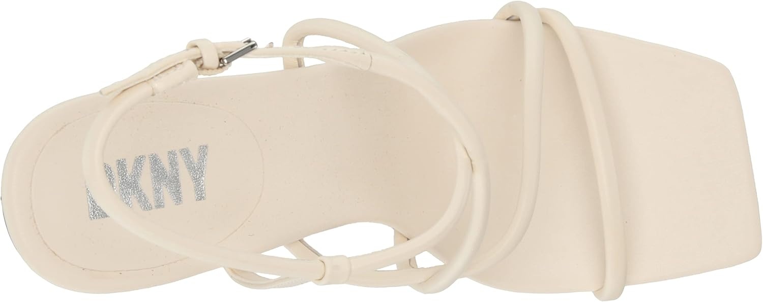 image:imageDKNY Womens Reia Strappy Slingback Dress HeelEgg Nog