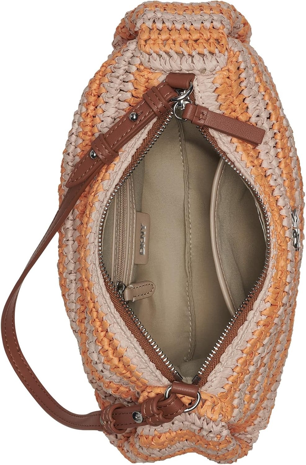 image:imageDKNY Womens Remy Shoulder BagOrange SherbertPale Blush