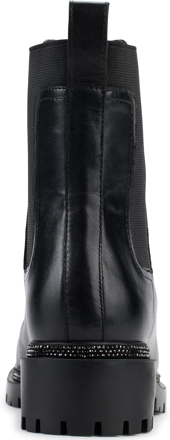 image:imageDKNY Womens Rick Slip On Chelsea Boot with Stud DetailsSmooth Black